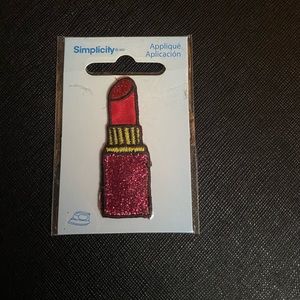 Lipstick simplicity Iron-On Patch